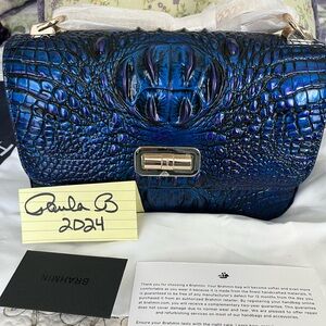 Brahmin Rosalie in Neptune. EUC Like new. Carried 3 hours. Has detached tags.